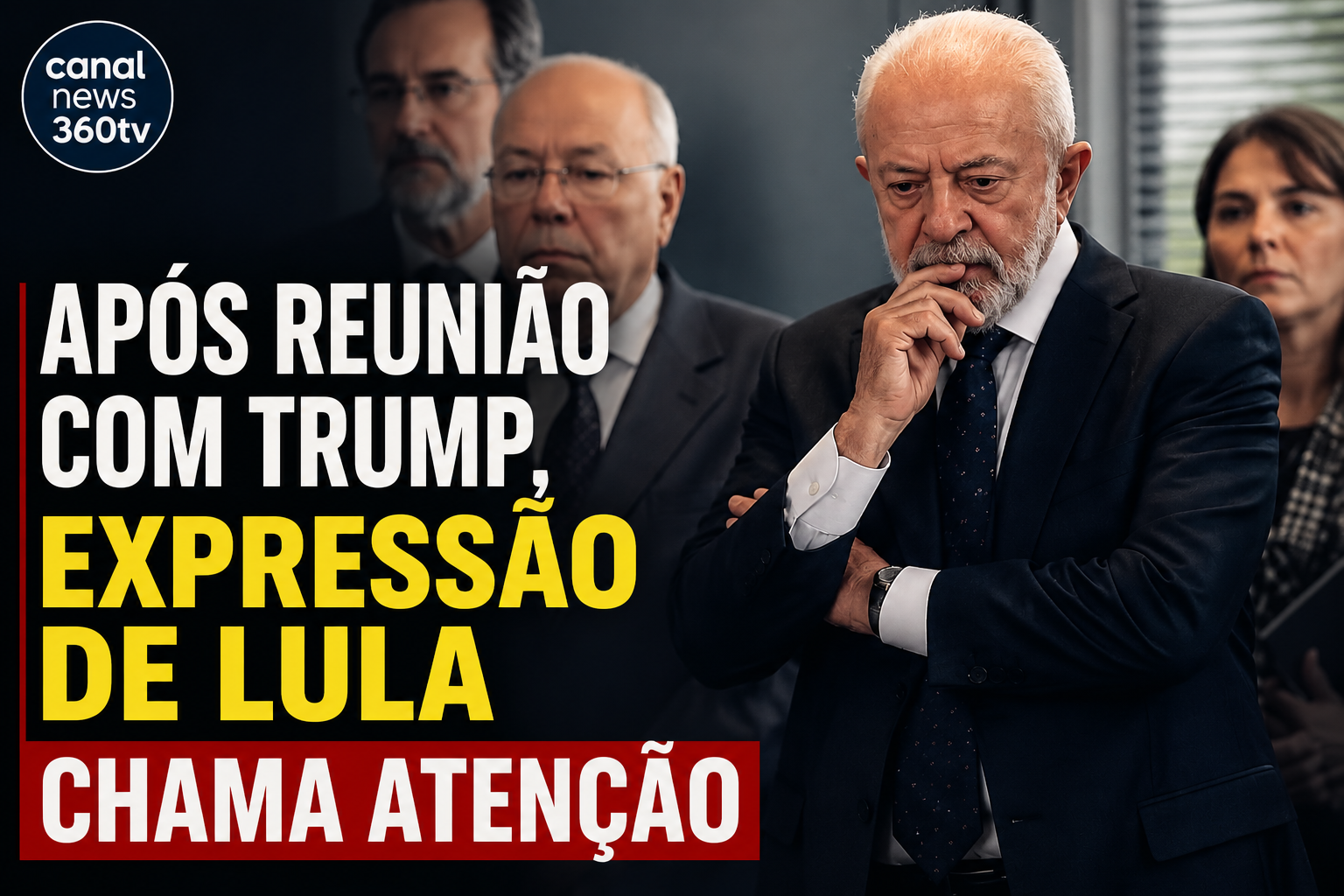 Expressão de Lula após reunião com Trump gera especulações nas redes
