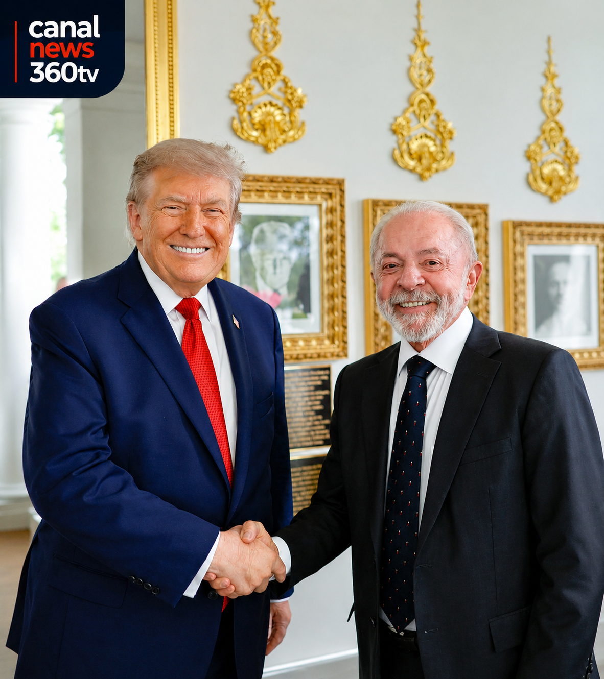 Expressão de Lula após reunião com Trump gera especulações nas redes — imagem 1